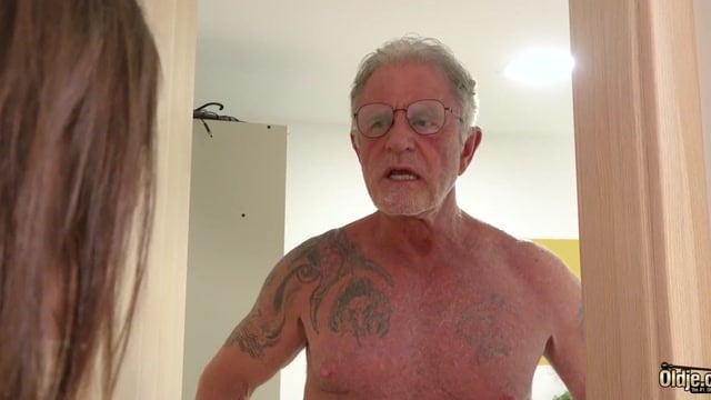Bella Model Takes A Hard Fucking From An Old Man