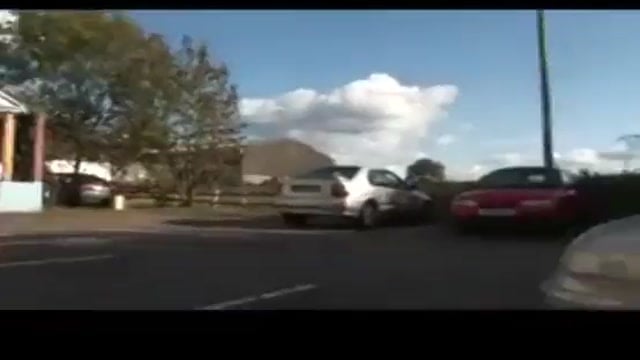 Outdoor Auto Bang With A Slobbering Blowjob