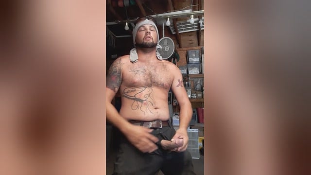 Monster Meat Pole Blows Its Massive Load