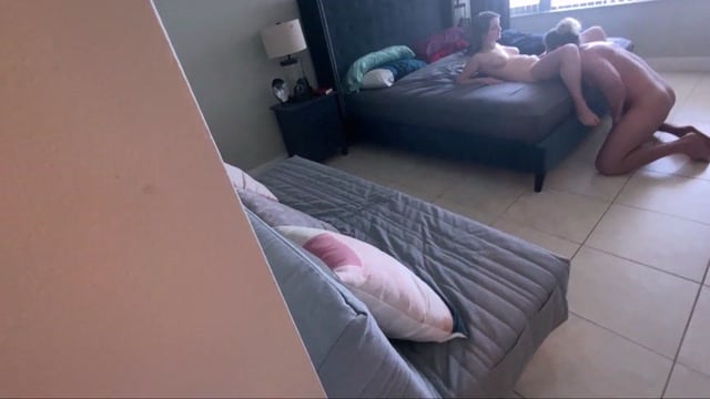 Eliza Eves Gets Double Stuffed In Lockdown