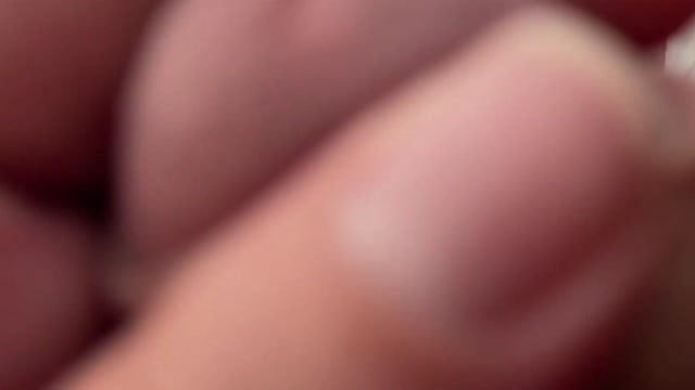 Bored Brunette Gets Jerked Off In Fishnets