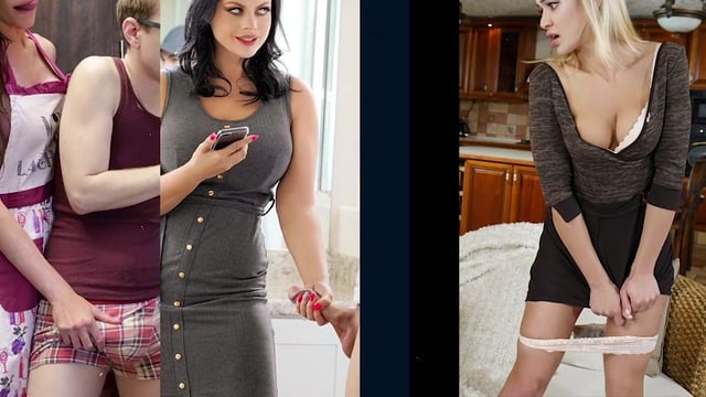 Stepbrother Tricks Zoey Laine And Alison Rey Into Halloween Threesome