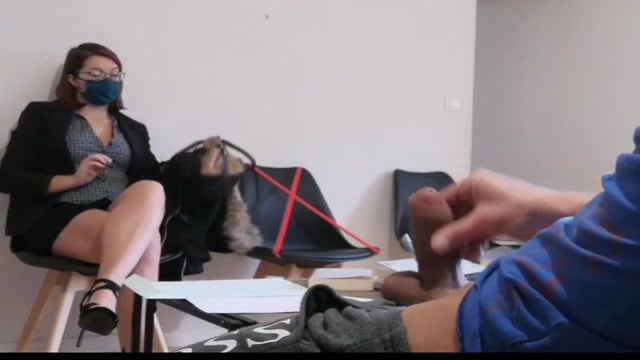Waiting Room Cock Flash Gets This MILF Wet