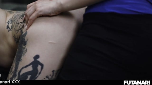 Inked Up Bitches Get A Surprise Cock