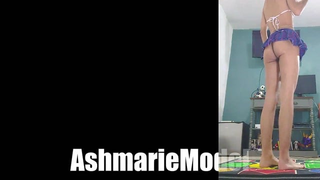 AshmarieModel's Skirt Flips Up While She Dances Barefoot