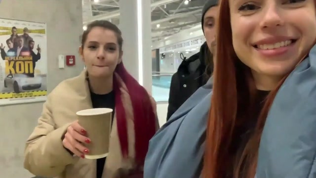 Mistress Kira And Sofi Spit All Over Slave Andrew In Public