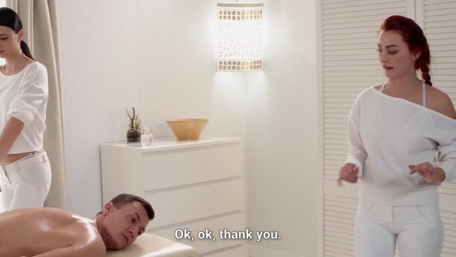 Massage Parlor Happy Ending With Three Hot Masseuses