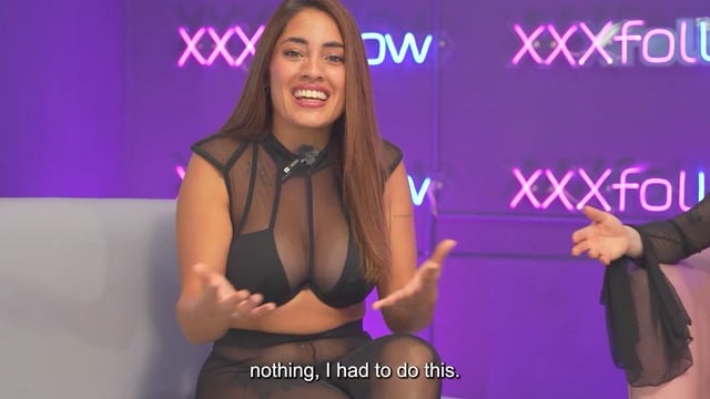 Paula Rojas Gets Bent Over In Her Job Interview