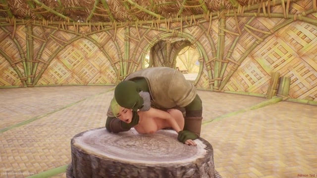Orc Gang Ruins Elven Princess In Brutal Gangbang