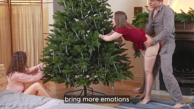 Christmas Surprise With Tim Monster Cock And Two Hot Girls