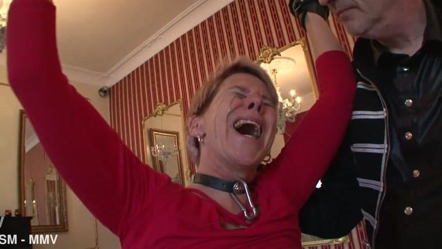 German MILF Begs For Brutal Wax And Whip Torment