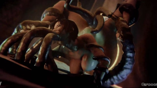 Lara Croft 3D Anal Rough Sex Uncensored SFM Animation Hanging Tits Hairy Pussy