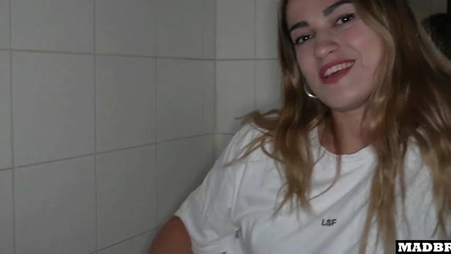 Spanish Babe Gets Her Huge Booty Wrecked In A Filthy Bathroom
