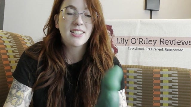 Lily O Riley Takes On A Massive Dragon Dildo