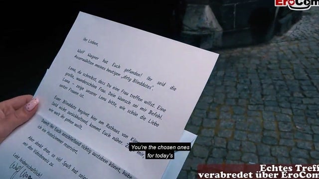 German Babes Hook Up For Outdoor Casting Fuck