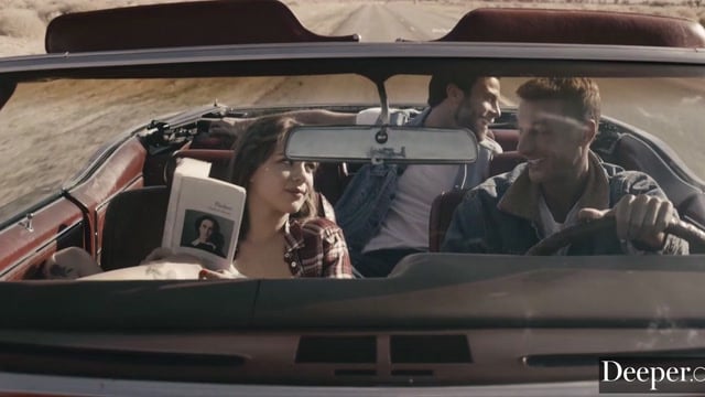 Gabbie Carter And Seth Gamble Fuck On The Car While Her Man's Gone