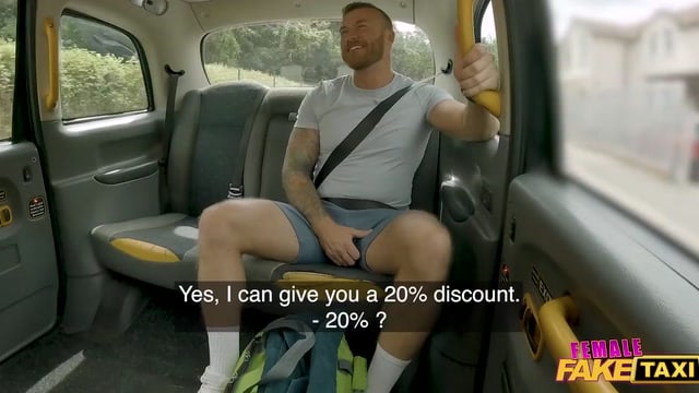 Female Fake Taxi - Ruiva fode um gostoso musculoso da Inglaterra