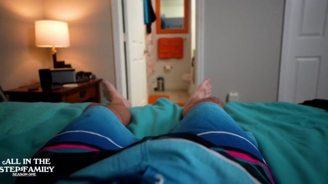 Curvy Blonde StepMom Kymber Leigh Sees My Boner And Gets Me Off