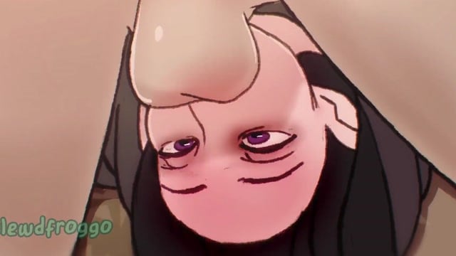 LewdFroggo's Horny Anime Girlfriend Gets Face Fucked