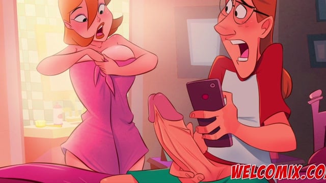 Husband Gets Sent Lewd Pics In Naughty Home Toon