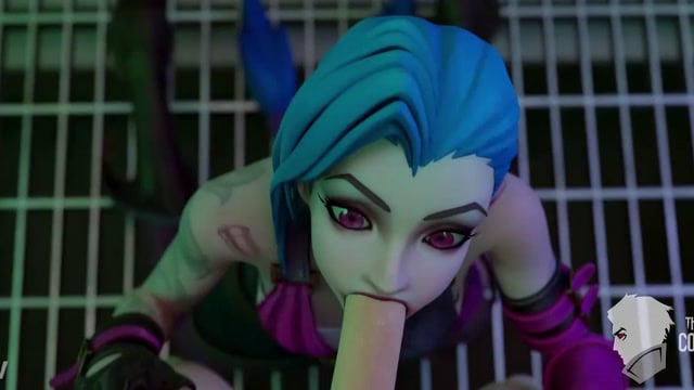 Jinx From League Of Legends Sucks Cock In Public