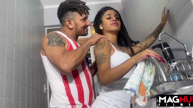 My Hot Brazilian Wife Gets Pounded In The Kitchen