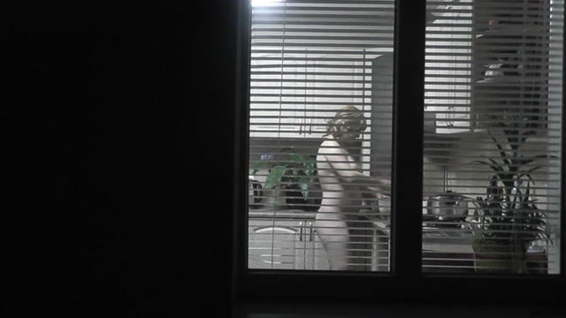 Pillaron a Milf Rubia Traviesa Cocinando Desnuda