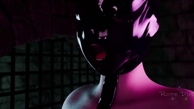 Mei Gets Her Fat Ass Destroyed In Latex Bondage