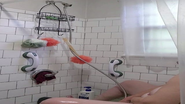 Spying On My Stepmom's Shower Masturbation Session