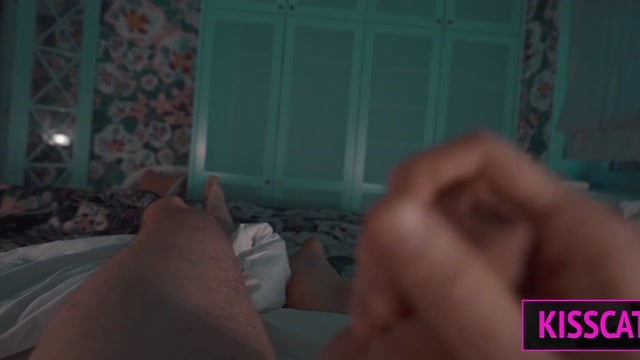 Kiss Cat And Mr Cat 69 Share A Vacation Bed For Rough Creampie Sex
