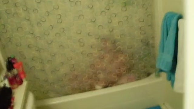 Secret Shower Session Of Married Woman Caught On Camera
