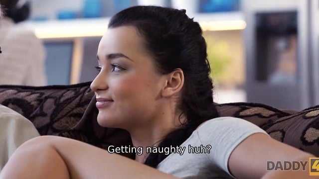Daphne Klyde Gets Caught And Covered By Her Stepdad